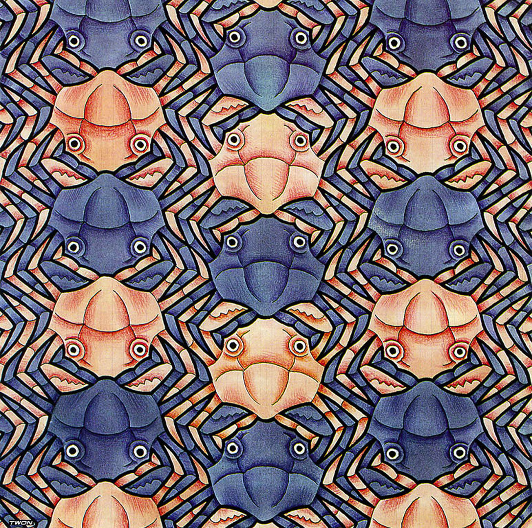 Crab A Optical Illusion M C Escher Art Wallpaper Picture Pictures