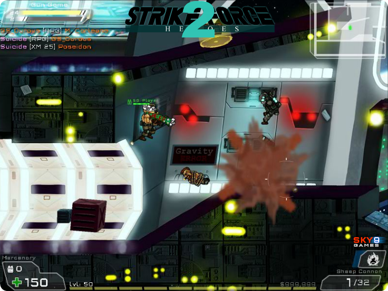 strike force heroes unblocked games