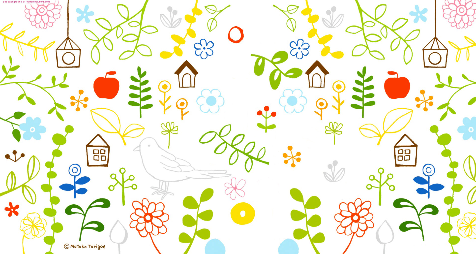 Cute girly pattern background Twitterevolutions