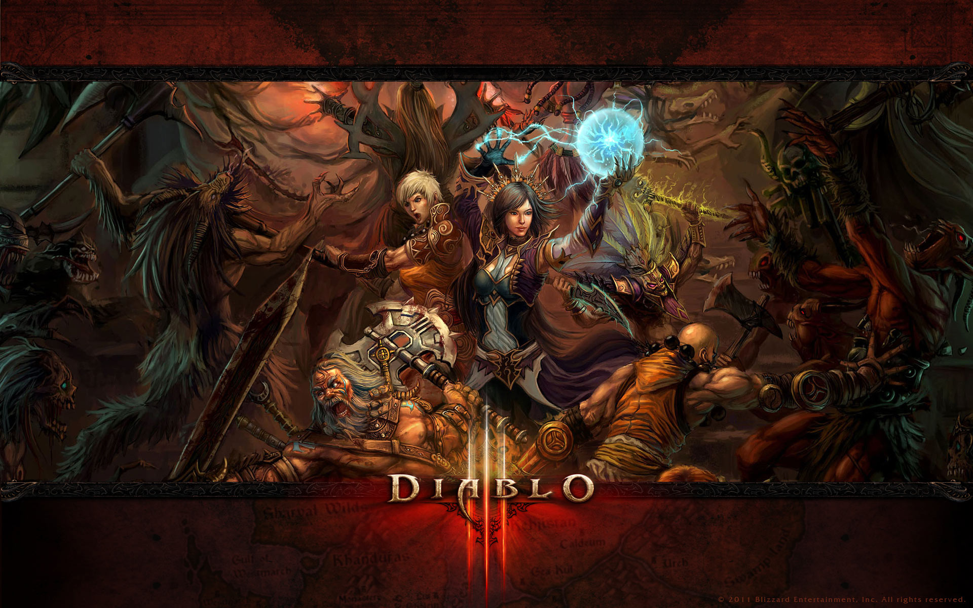 Games Wallpaper Diablo Characters