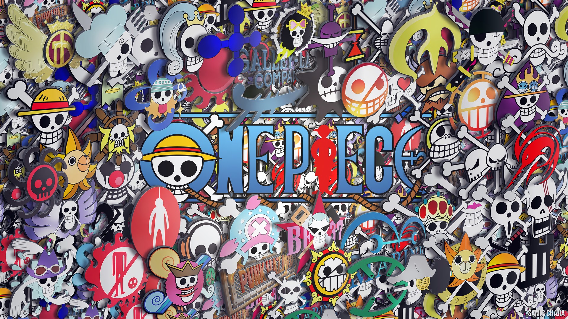 One Piece Logo Wallpaper - WallpaperSafari