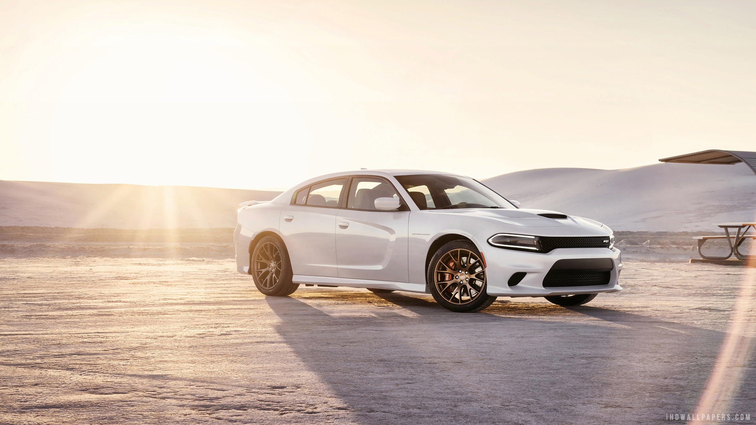 2015 Dodge Charger SRT Hellcat White HD Wallpaper   iHD Wallpapers
