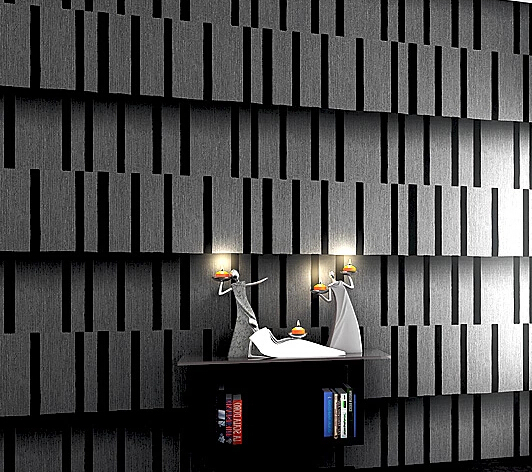 com Buy High end 3D Modern Wallpapers Non woven stripe wallpaper