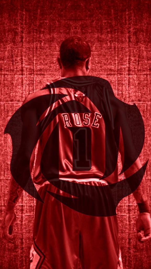 Madhouse On Madison Derrick Rose iPhone Wallpaper