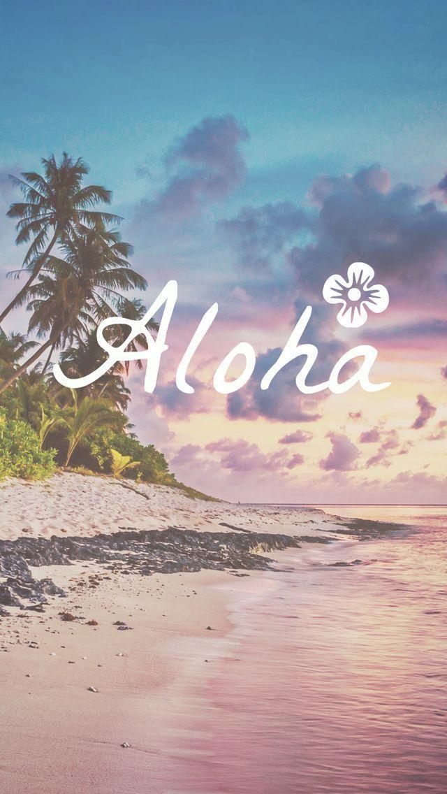 Tropical Aloha Wallpaper iPhone Summer Paradise