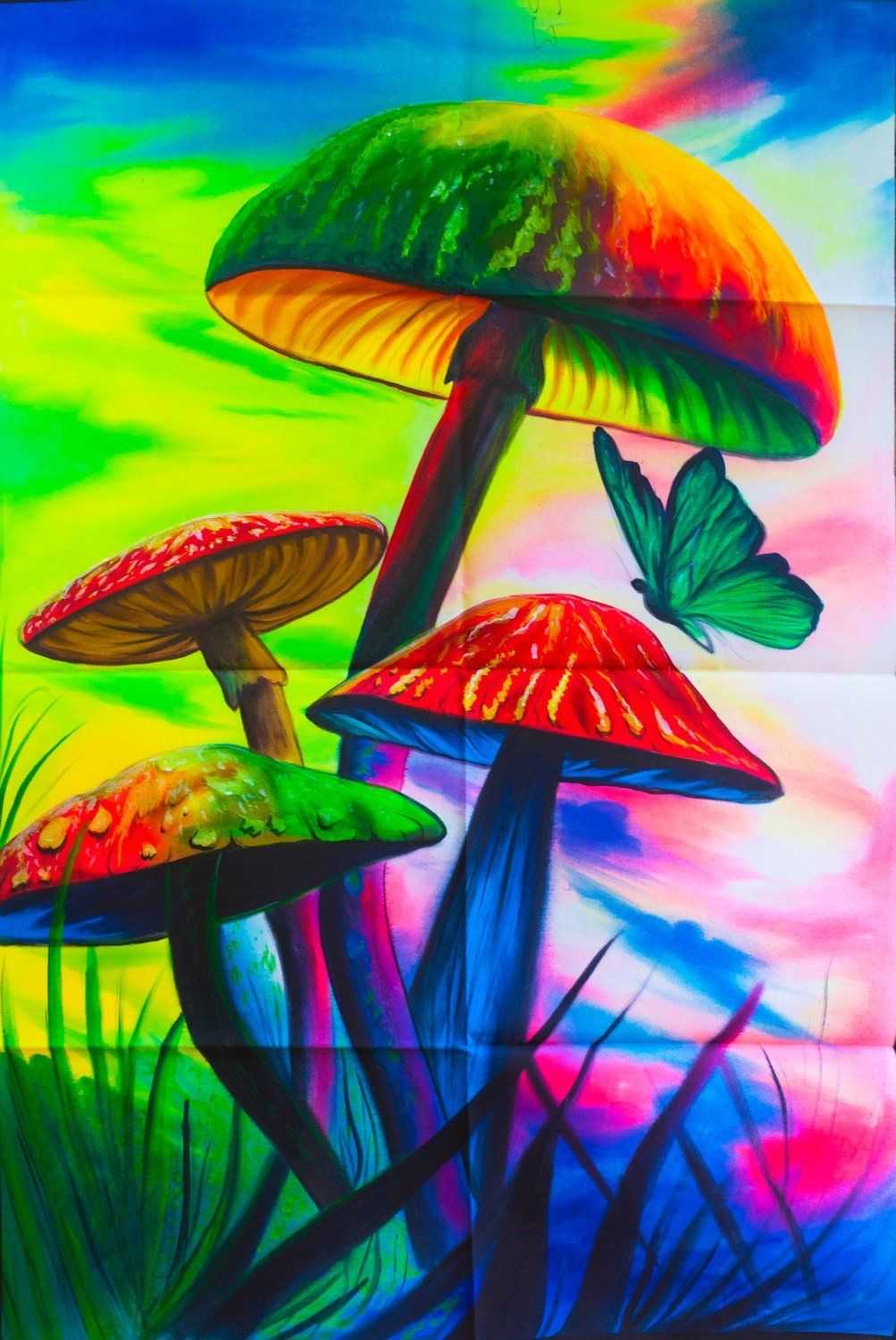 Trippy Dark Aesthetic Wallpaper