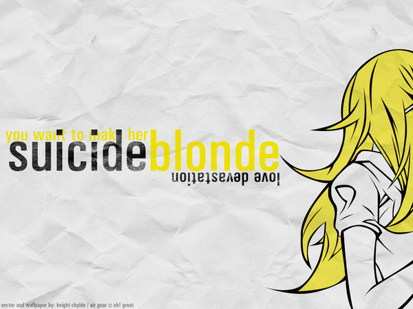 Suicide Blonde By Sweet Nothing Fan Art Wallpaper Books Novels
