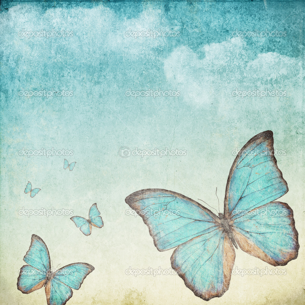 Vintage Butterfly Wallpaper Widescreen HD