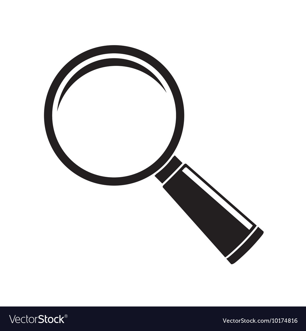 Free download Magnifier glass icon isolated on white background Vector ...
