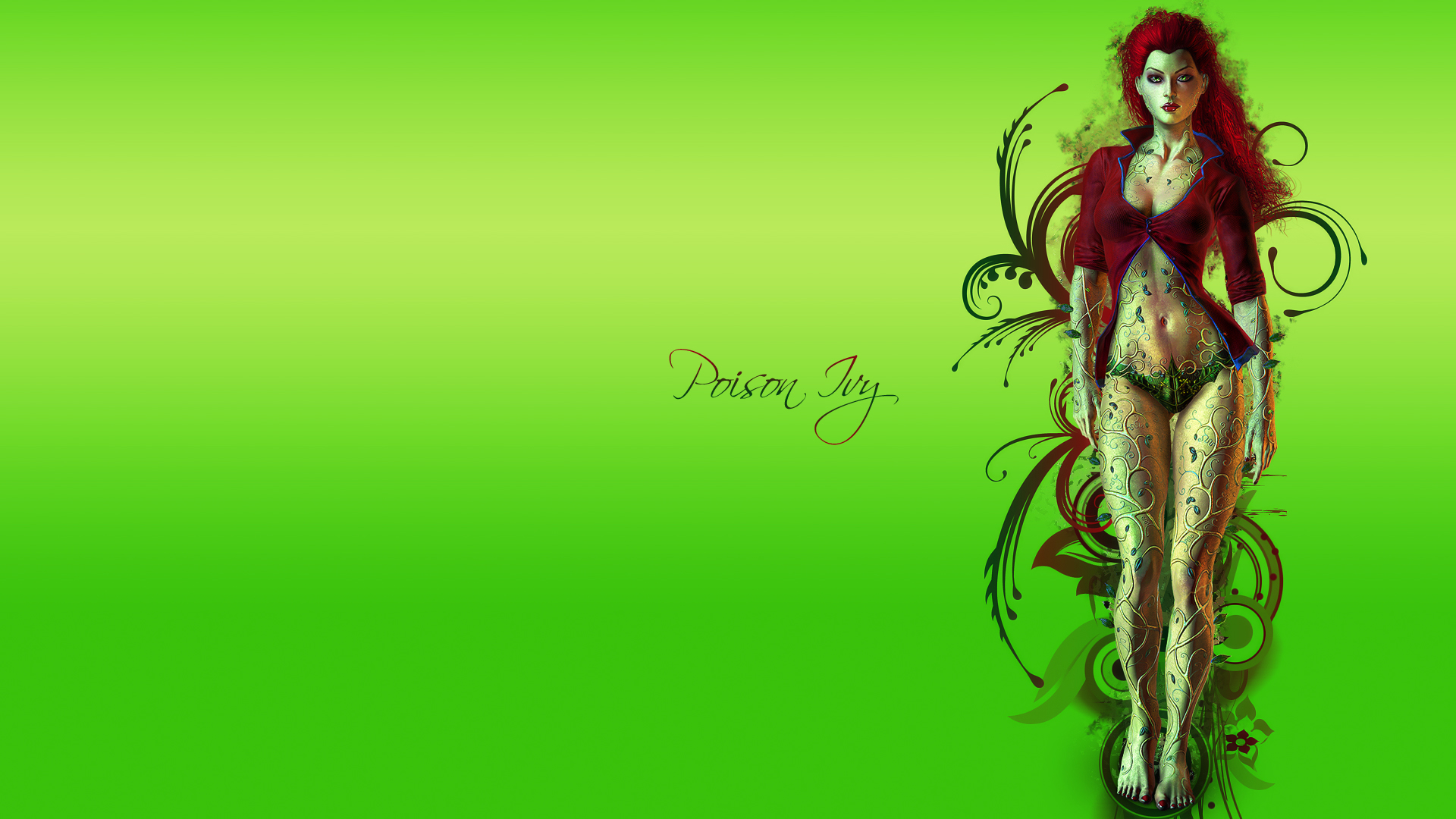 Poison Ivy Puter Wallpaper Desktop Background Id