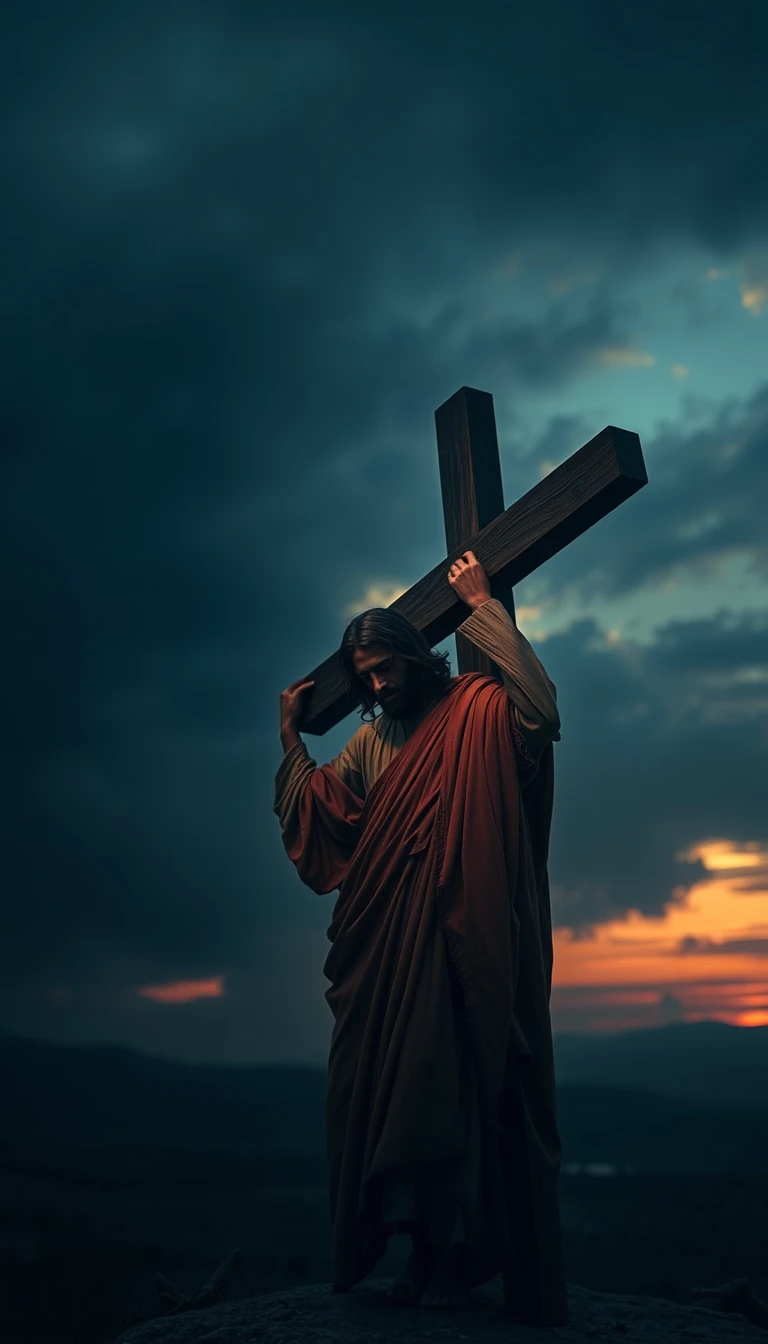 Jesus Carrying The Cross Wallpaper