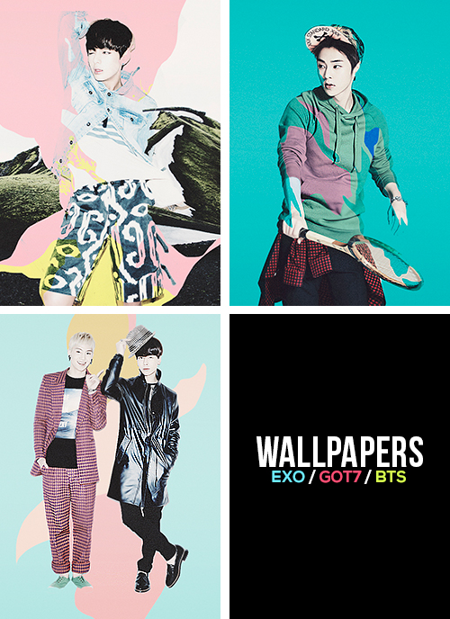 Wallpaper Exo Got7 Bts X