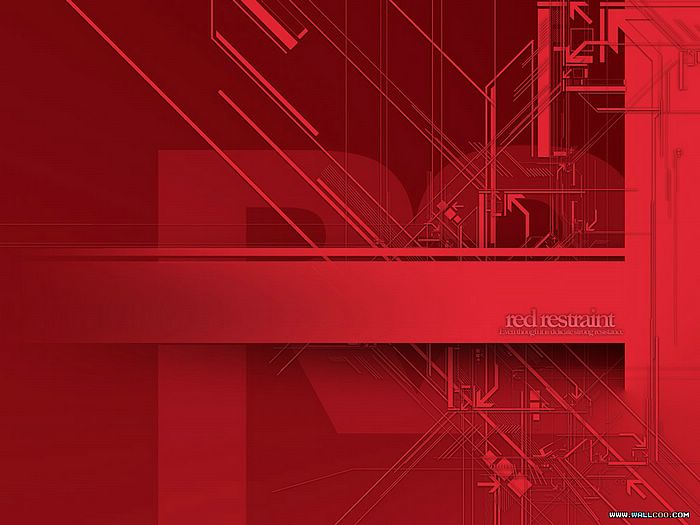 Color Abstract Red Wallpaper Vol