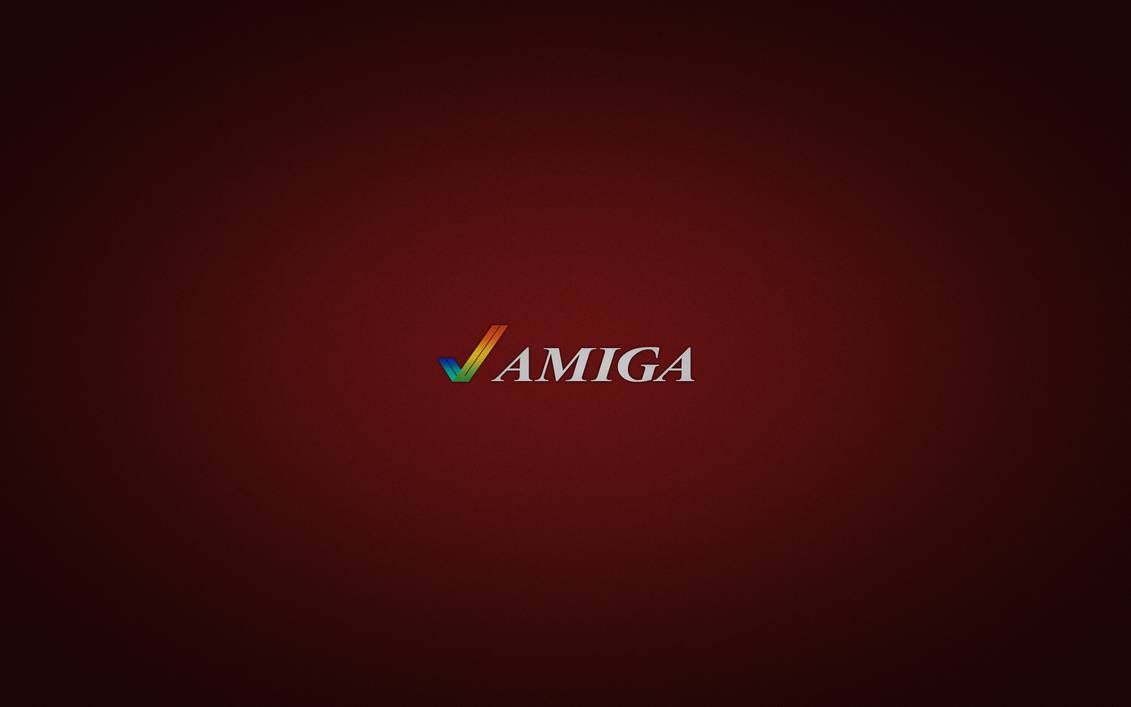 Amiga Logo Red Background By Pixeloza