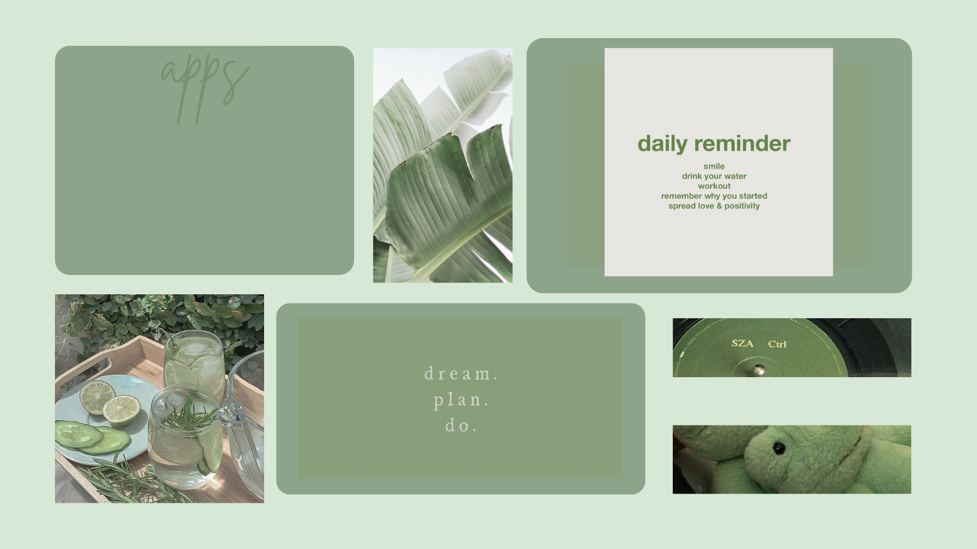Sage Green Desktop Wallpaper Aesthetic