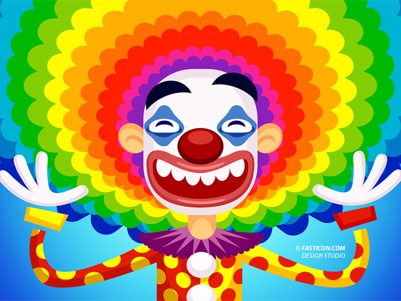 Clown Wallpaper For Desktop iPhone And iPad By Fasticon