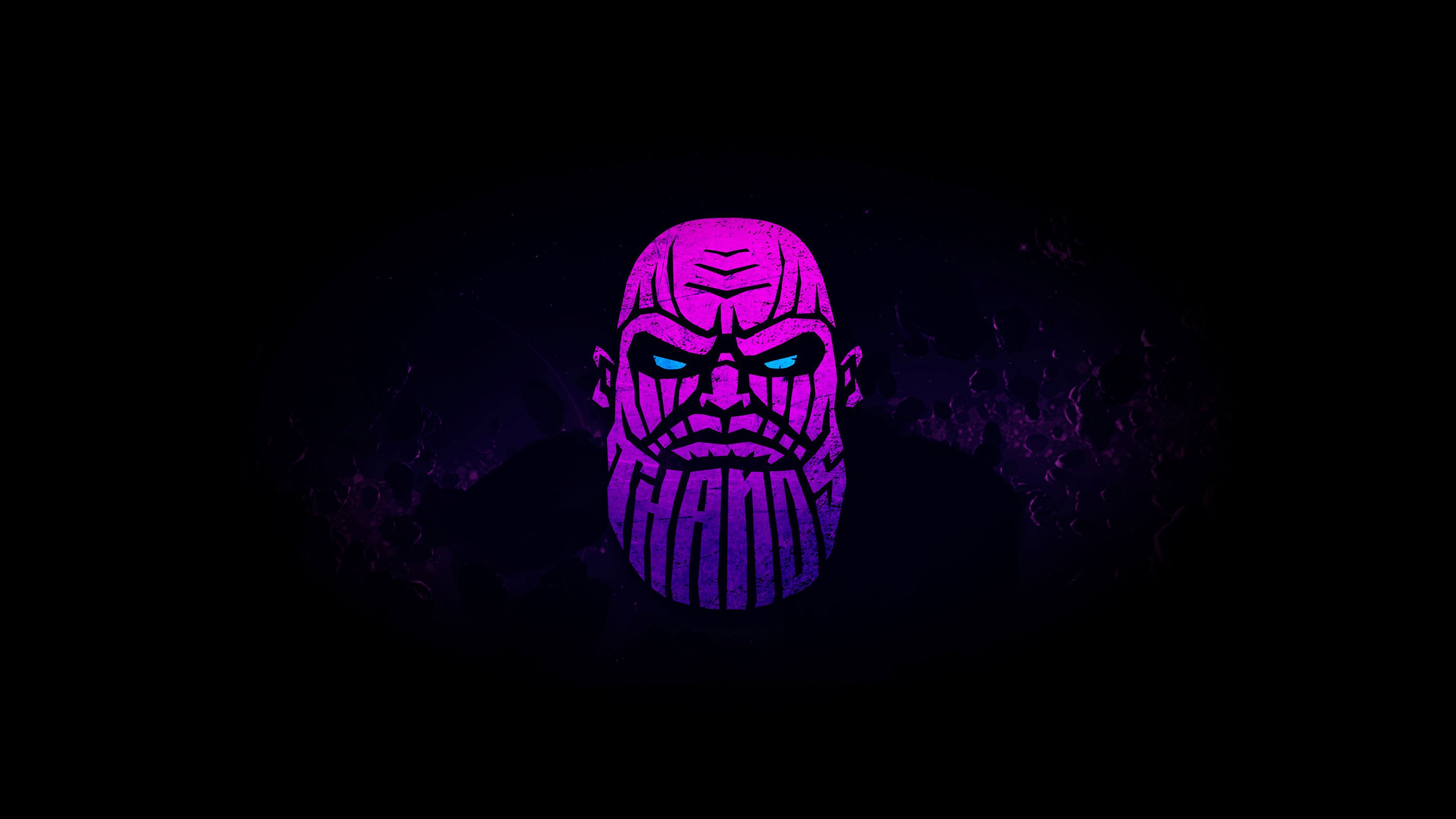 Minimalist Thanos Wallpaper Top