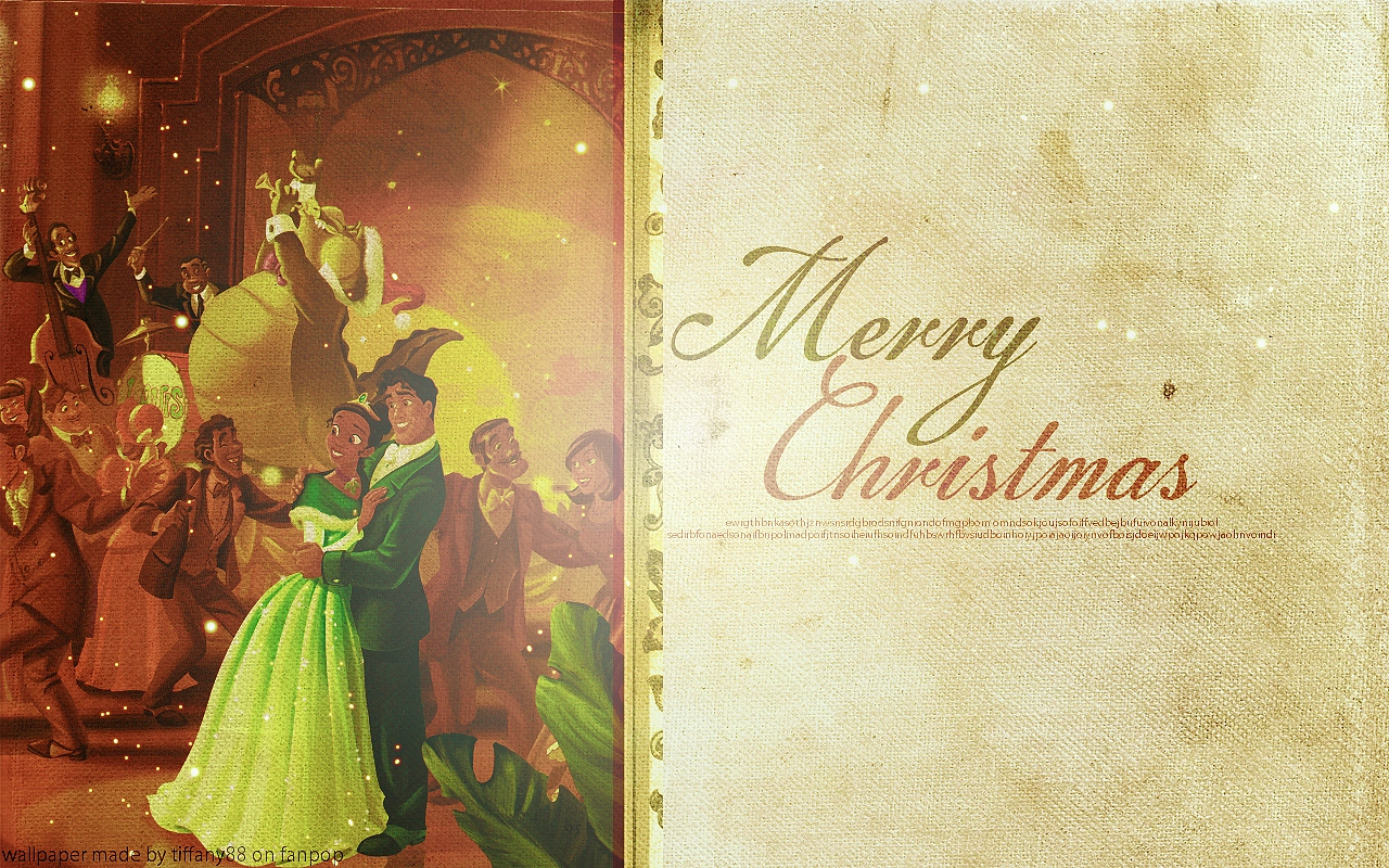 Tiana S Christmas Disney Princess Wallpaper