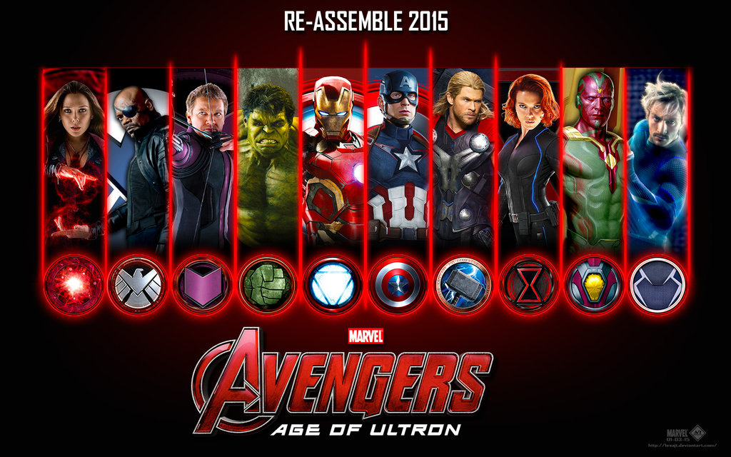 The Avengers Age Of Ultron Banner Wallpaper V2 by lesajt on