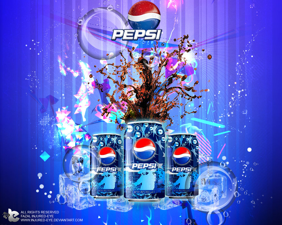 Pepsi Can Manipulate Wallpaper By Injured Eye