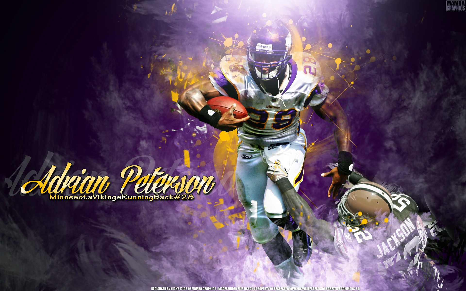 Adrian Peterson Minnesota Vikings Wallpaper HD Desktop