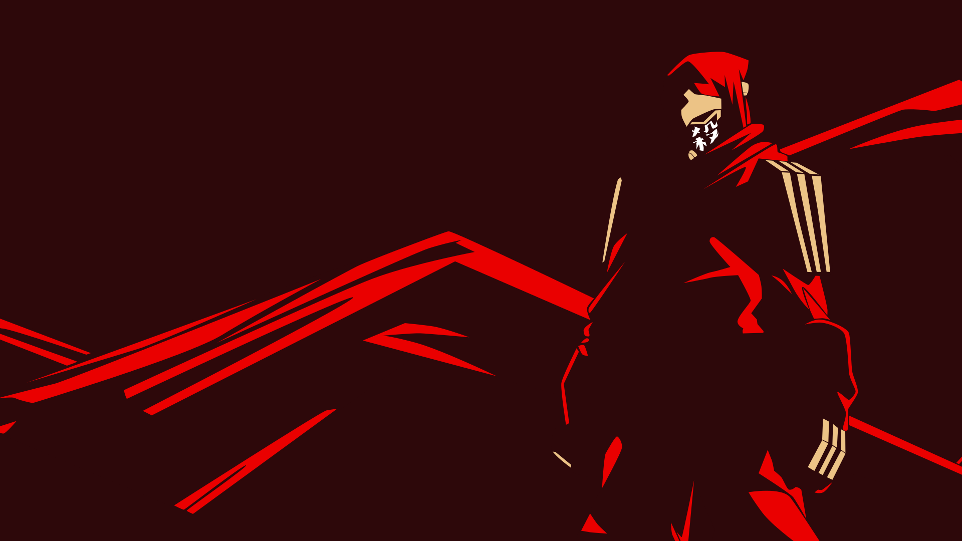 Red Ninja Wallpaper Top Background