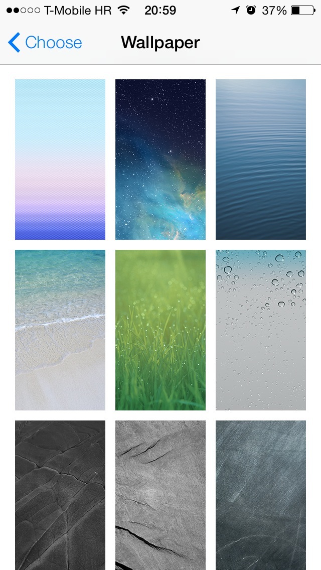 Ios Es With A Bunch Of Wallpaper Left Including Two Motion