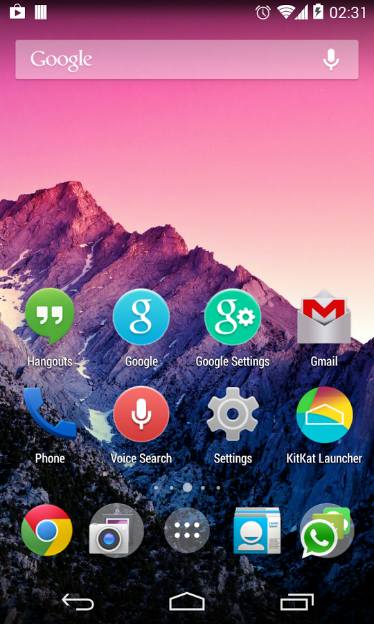 Kitkat Launcher Prime V1 Android Theme