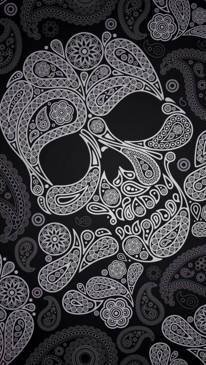 Black Skull Wallpaper