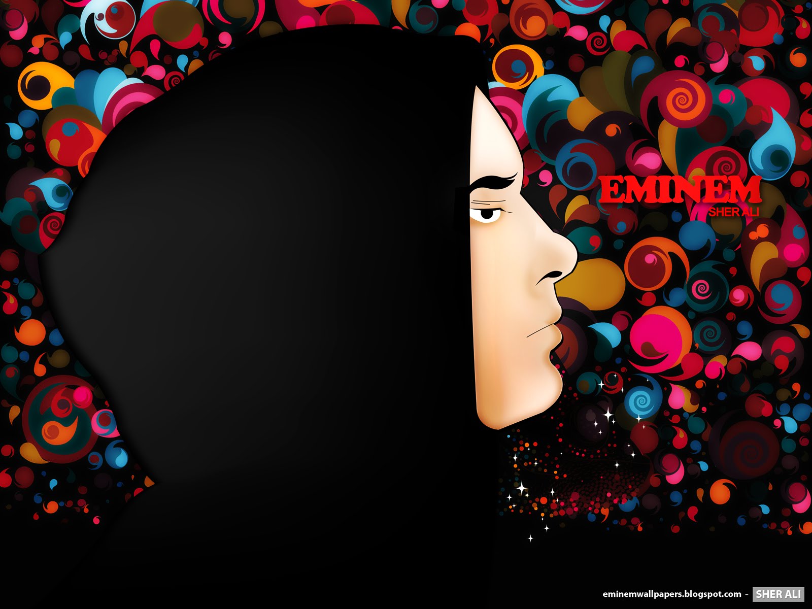 Illustrated Eminem Wallpaper HD