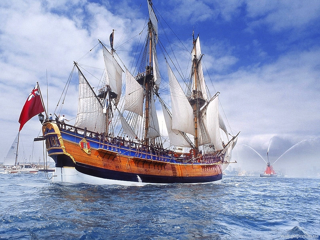 Ships Wallpaper Old Sailing