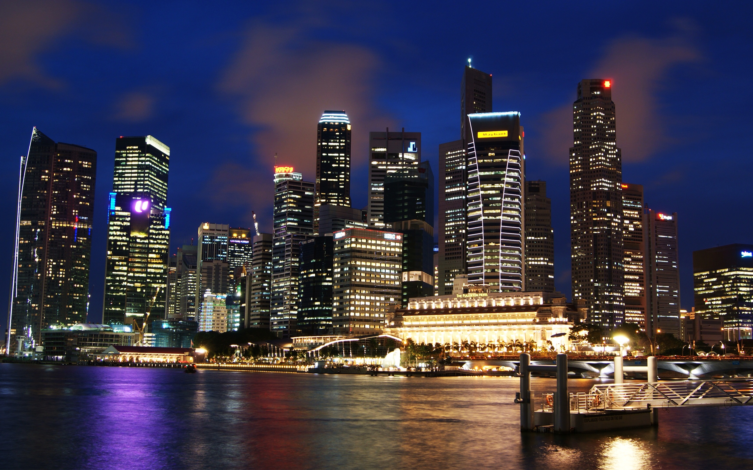 Singapore Skyline Wallpaper HD