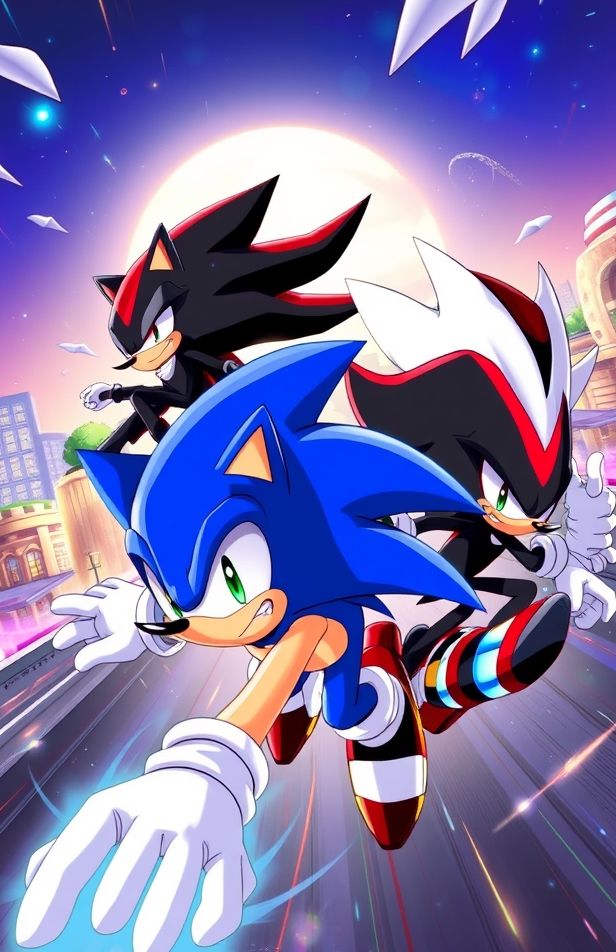 Sonic Shadow And Silver Wallpaper