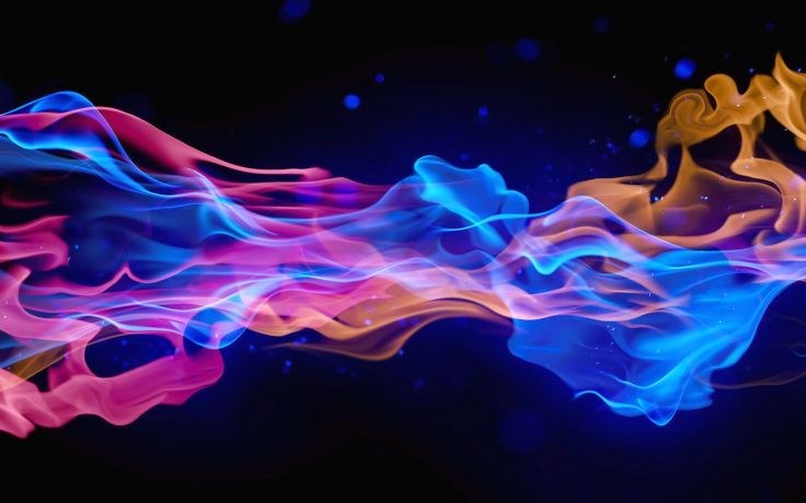 Abstraction Color 3d Smoke Wallpaper Background