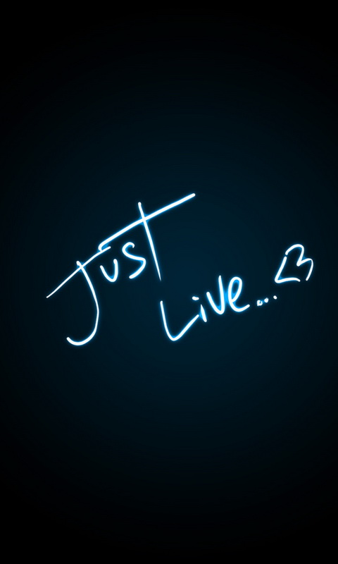  Just Live Phone Wallpapers Black Mobile HD Free 530495495 Wallpaper