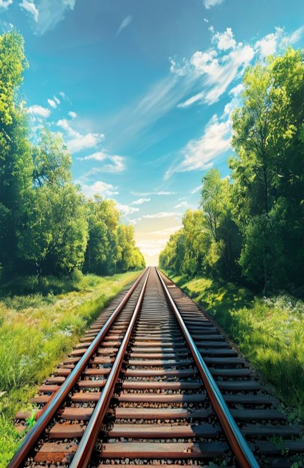 HD Train Tracks Wallpaper