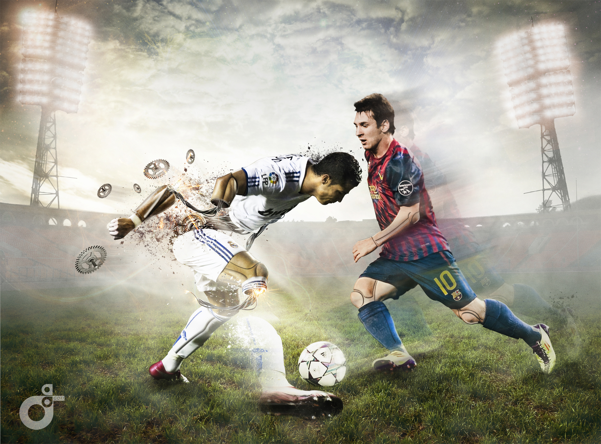Messi Vs Ronaldo Soccer Wallpaper Football HD
