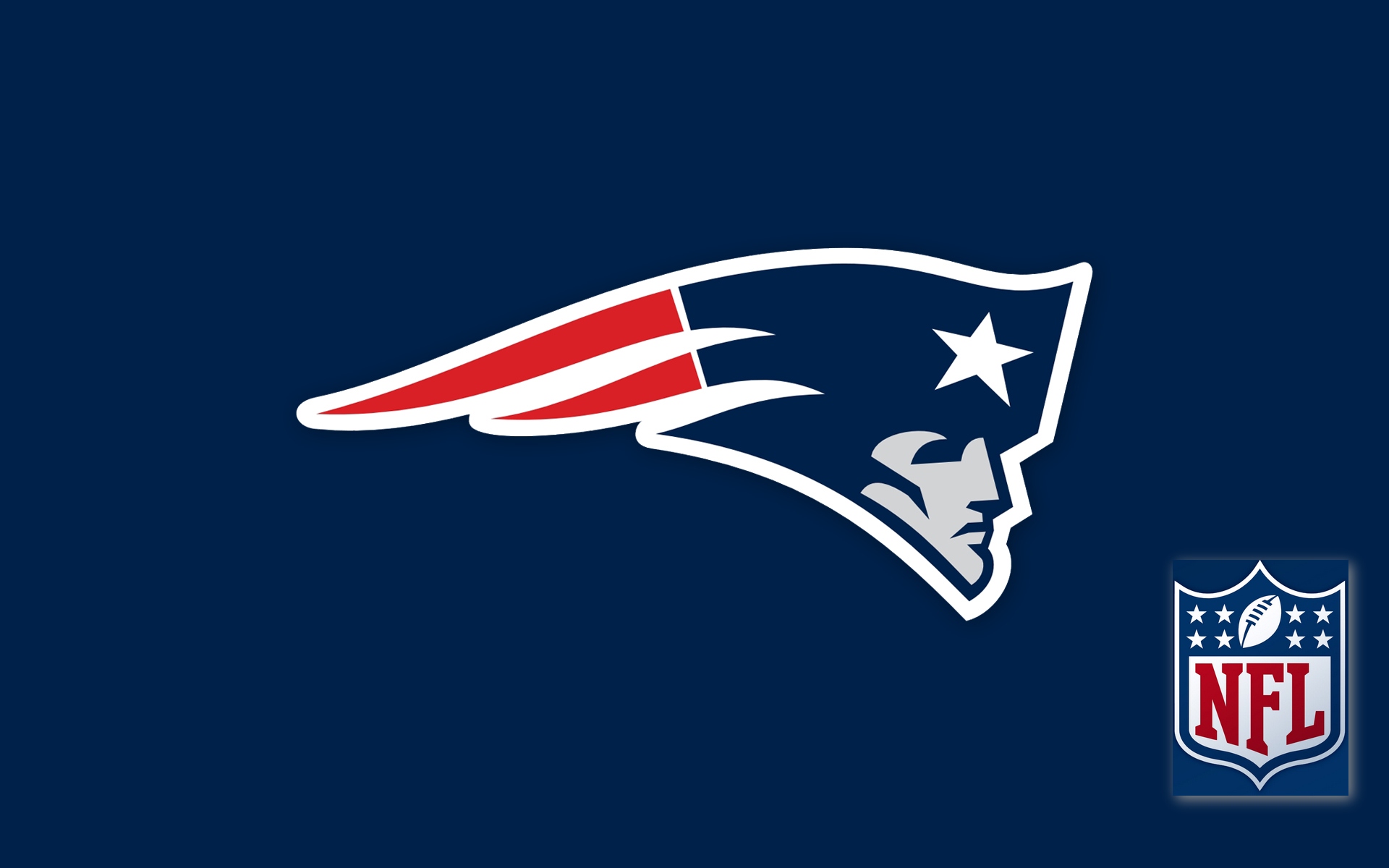 Nfl New England Patriots Logo With Wide