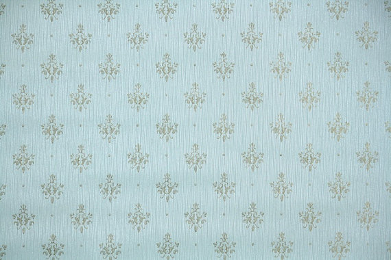 Listing 1940s Vintage Wallpaper Pretty Blue With