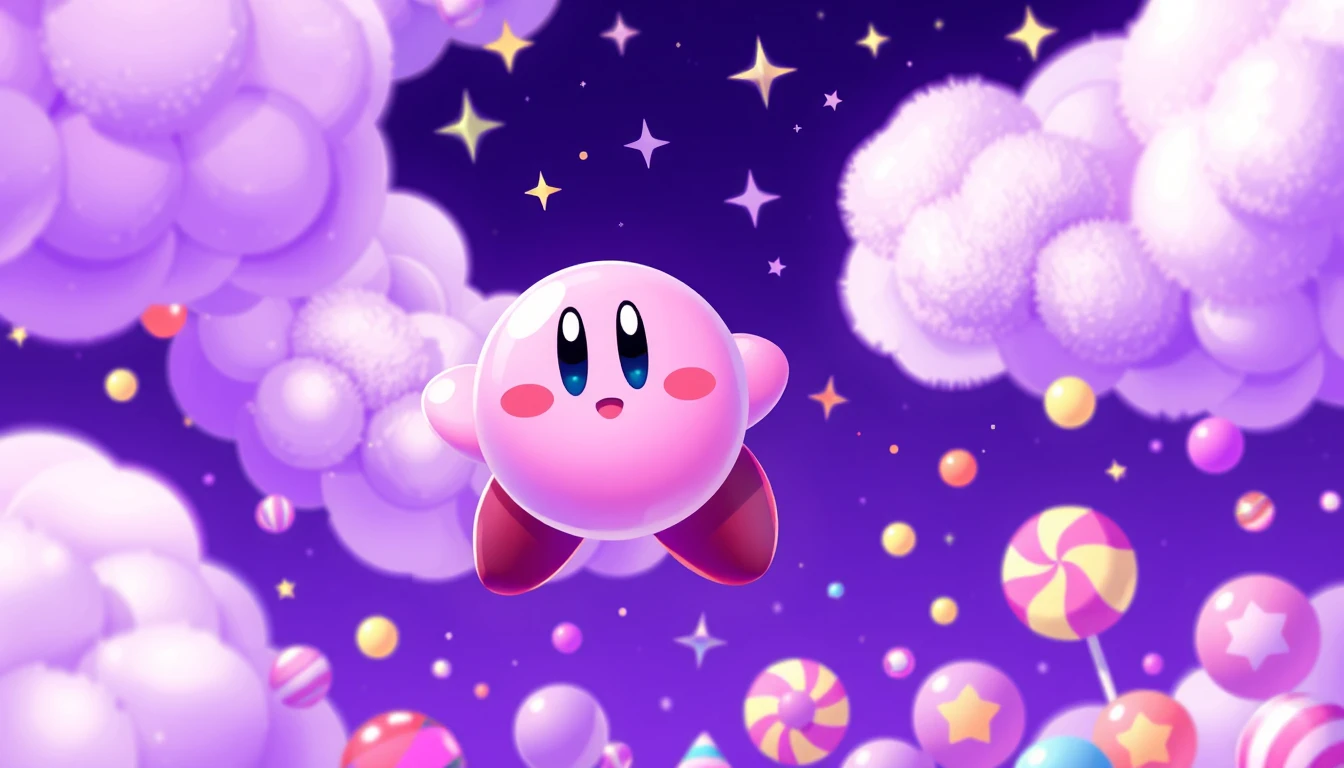 🔥 Download Purple Kirby Wallpaper by @michaeldavies | Purple Kirby ...