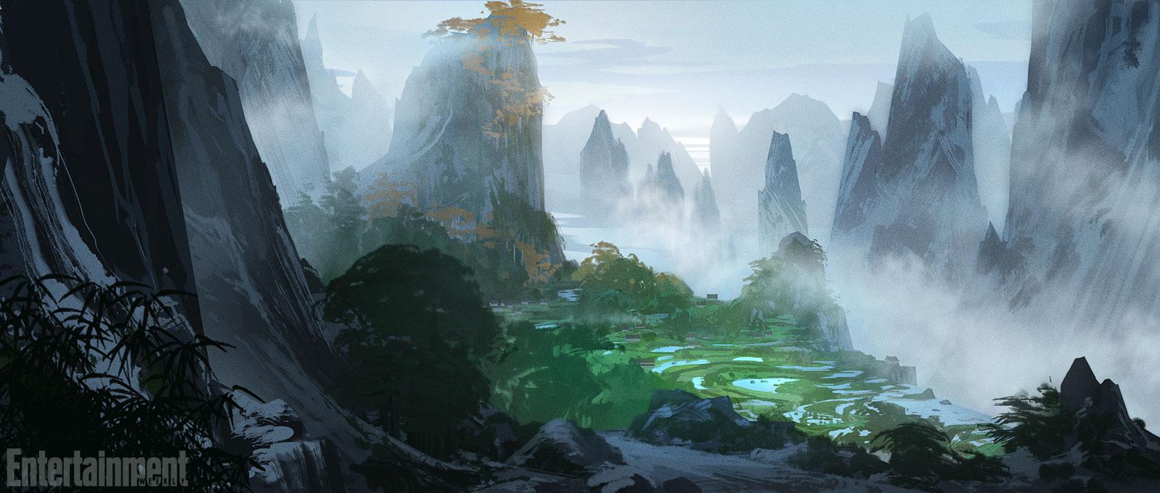 Kung Fu Panda Exclusive See Concept Art And Cinemagraphs Of