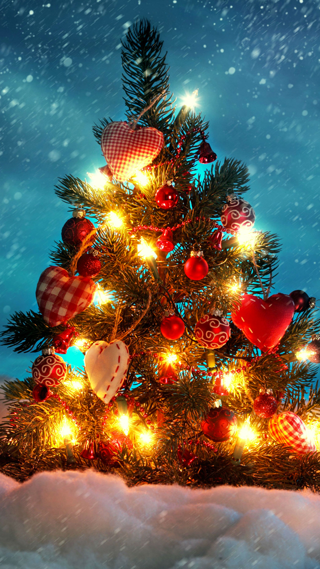 Christmas Tree 3wallpaper iPhone