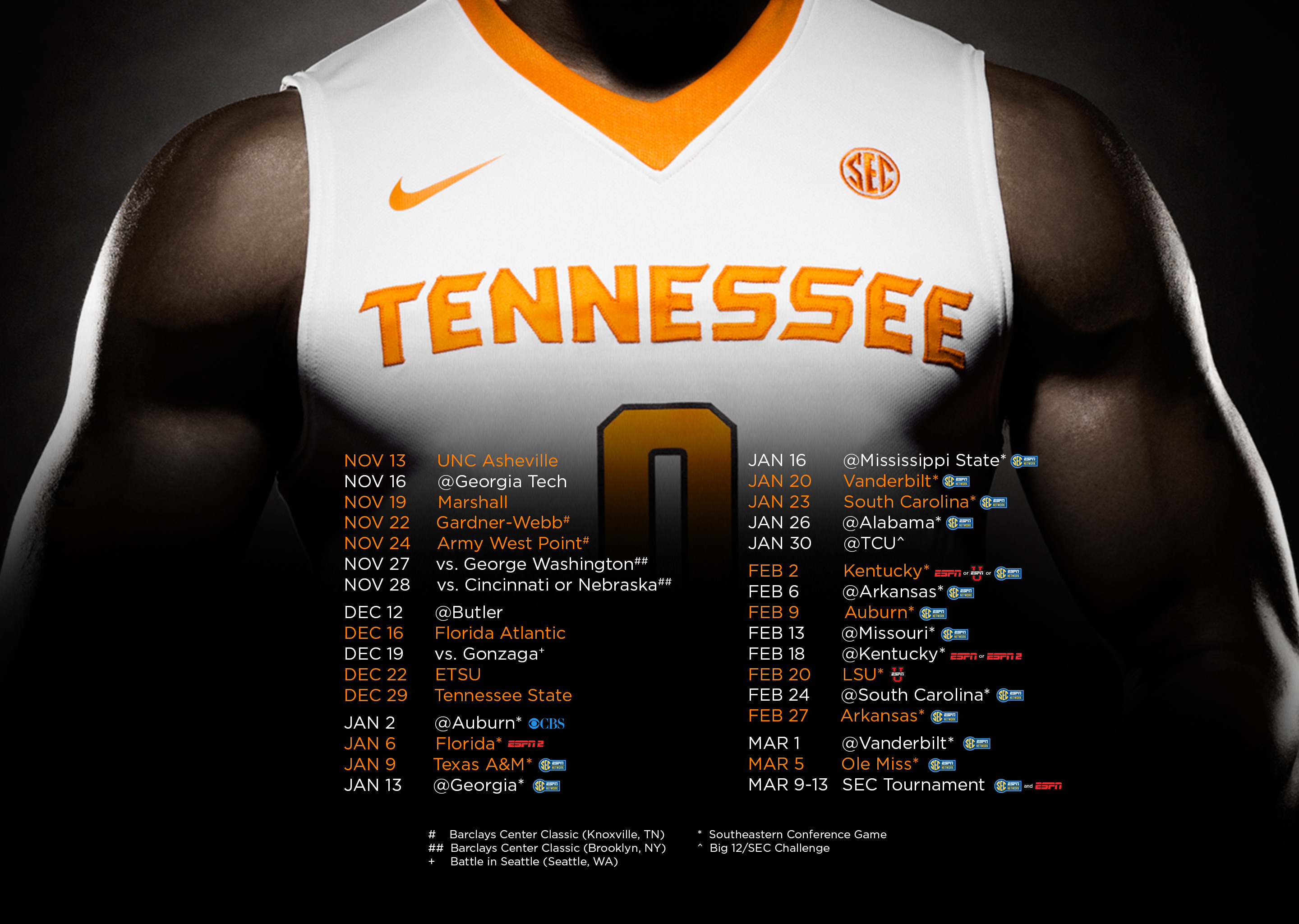 Tennessee Basketball Schedule Finalized Rocky Top Insider