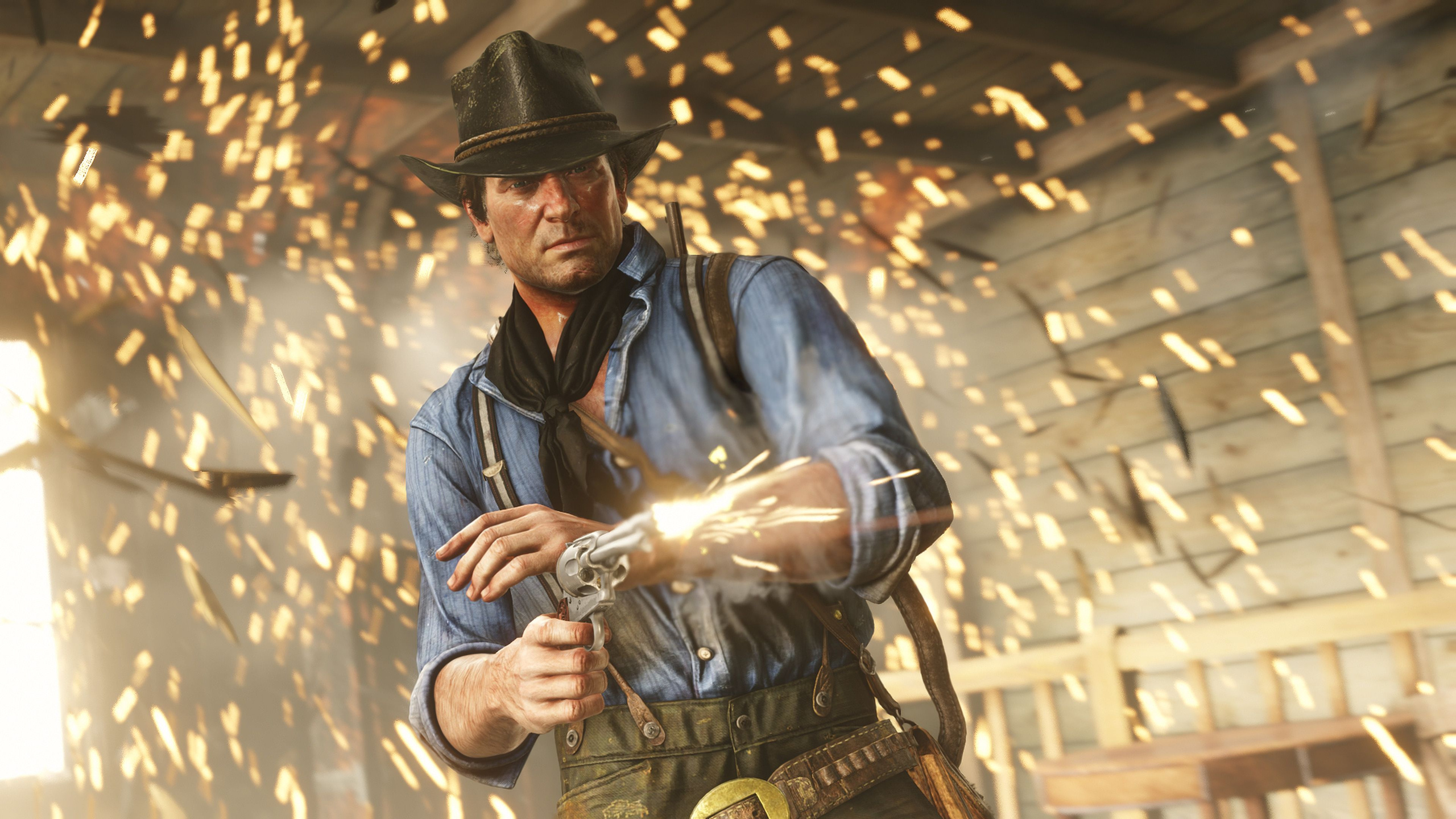 Red Dead Redemption Arthur Morgan 1440p Resolution HD 4k Wallpaper Image