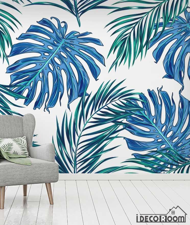 Tropical Leaves Rainforest Wallpaper Wall Murals Idcwp Hl