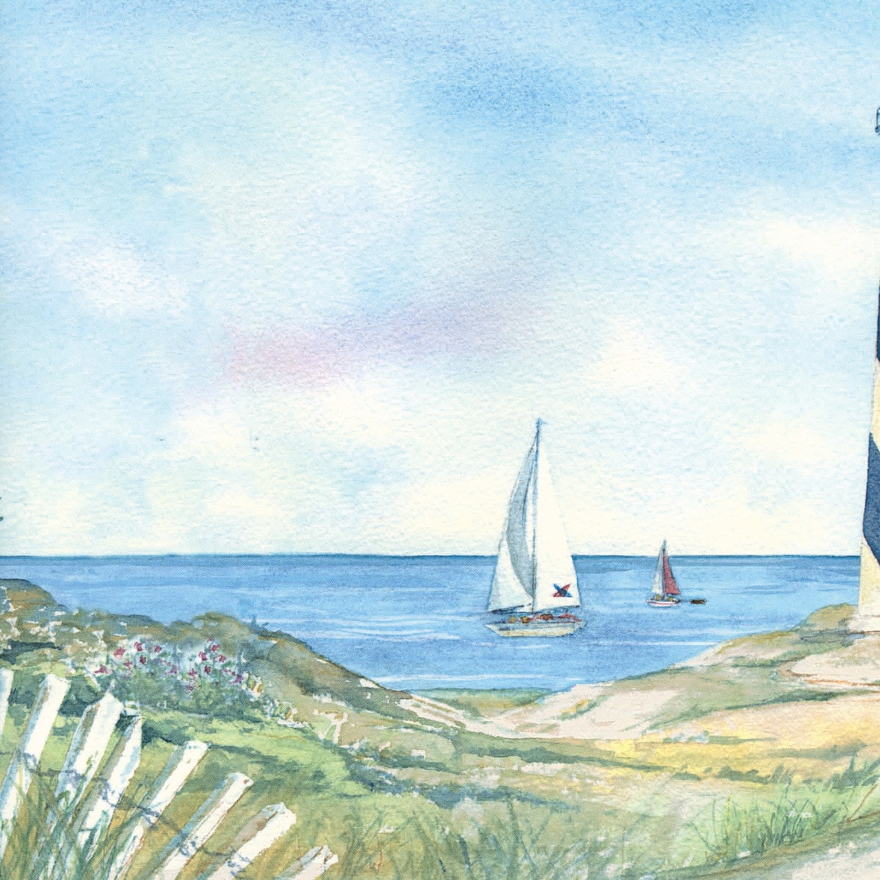 Free download II Coastal Lighthouse Wallpaper Border CT46071B