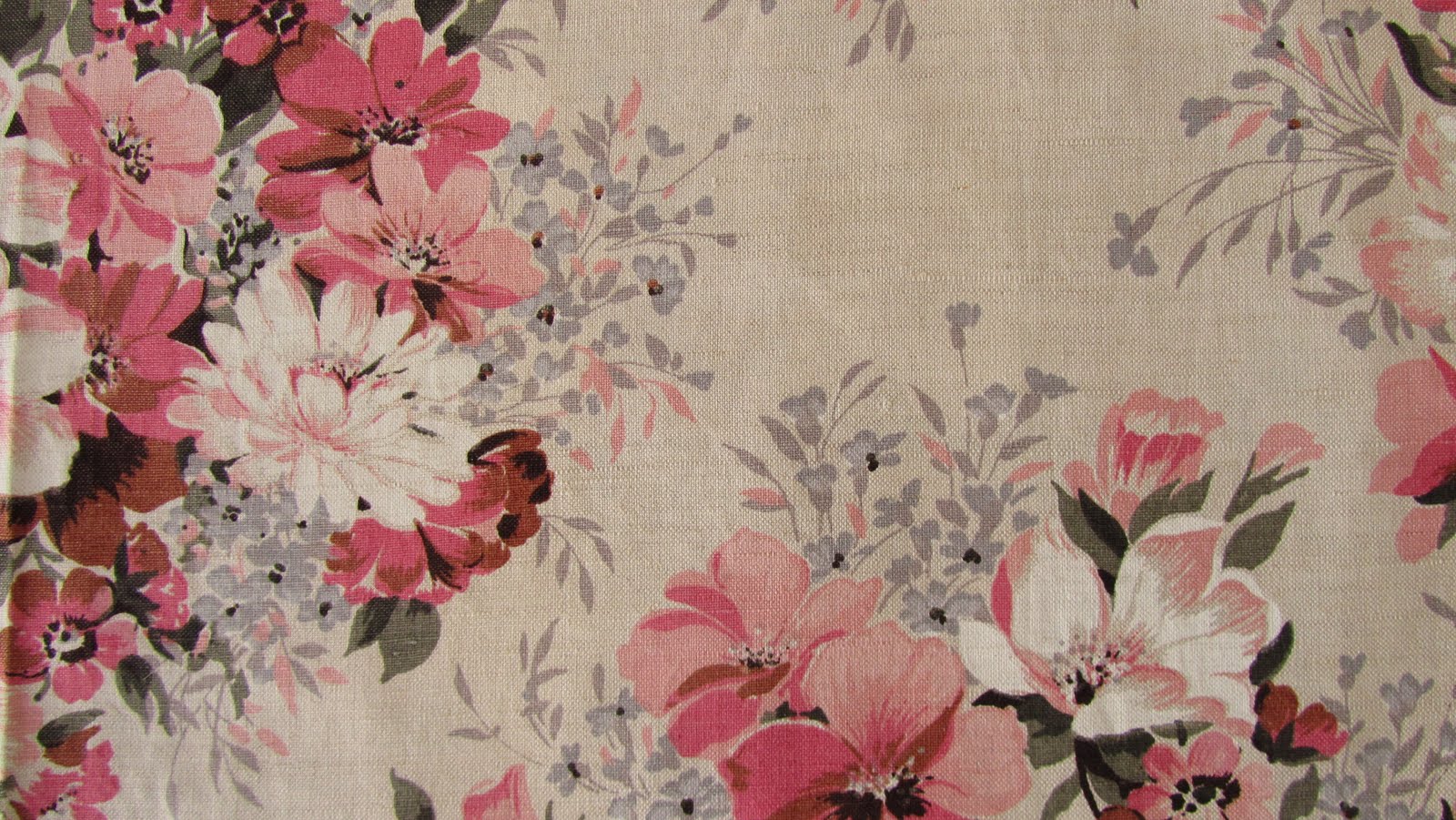 Have Some Pieces Of Vintage Barkcloth That Are Too Lovely To Be