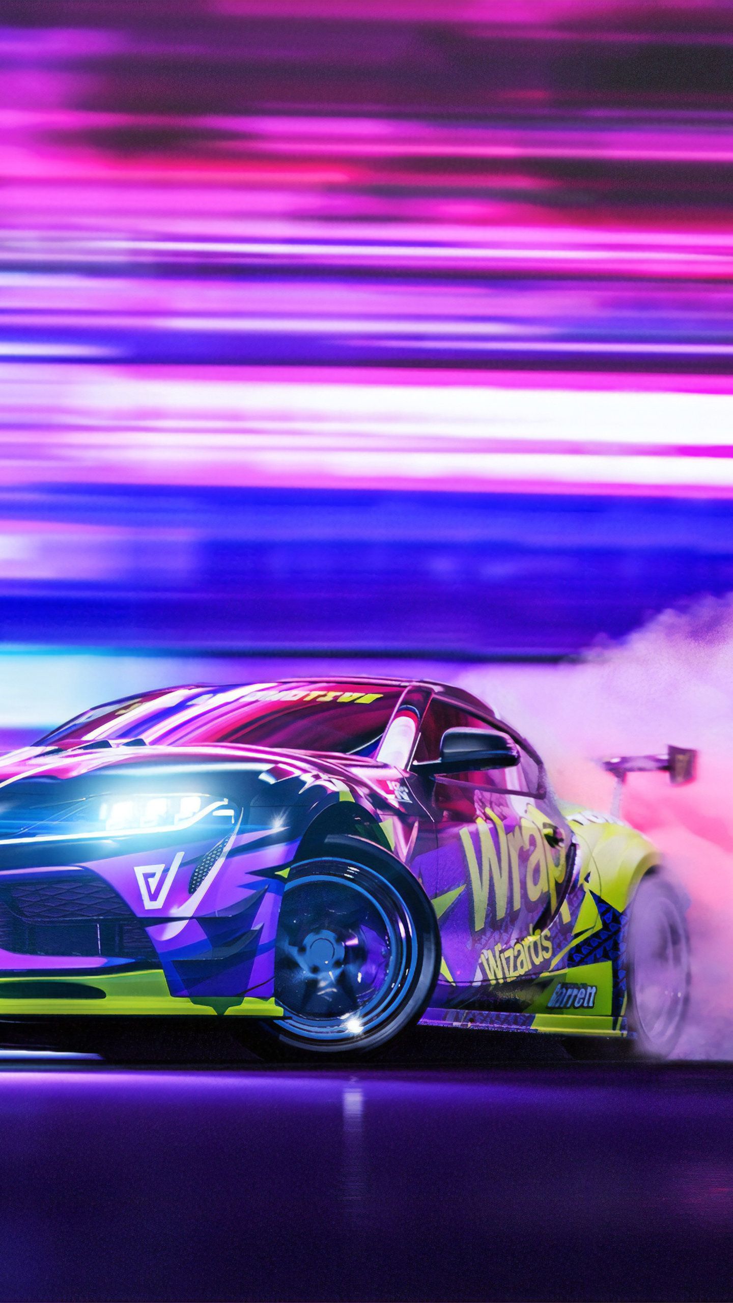 Neon Drift Car Wallpaper Teahub Io