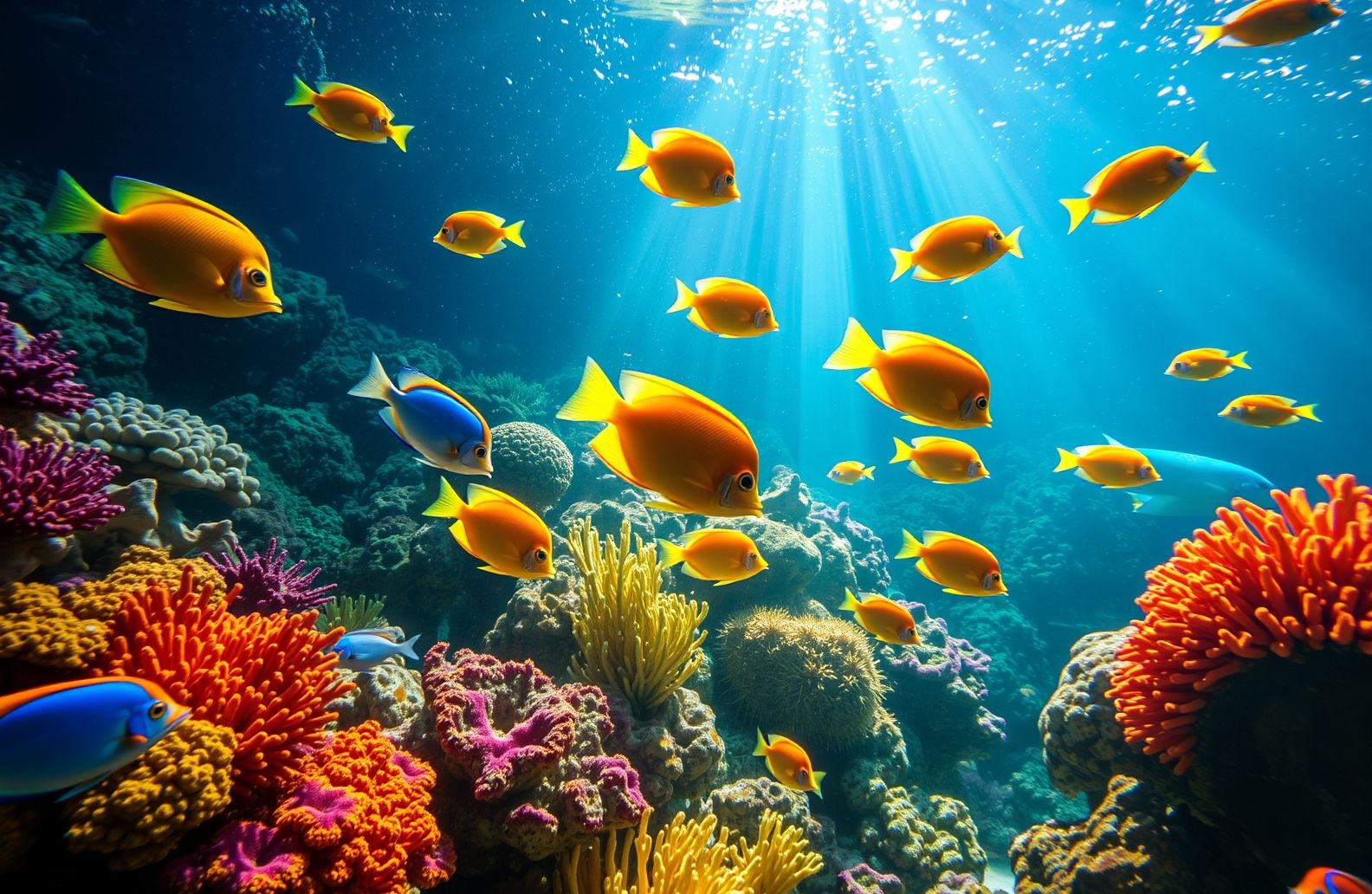 Aquarium HD 1080p Wallpaper