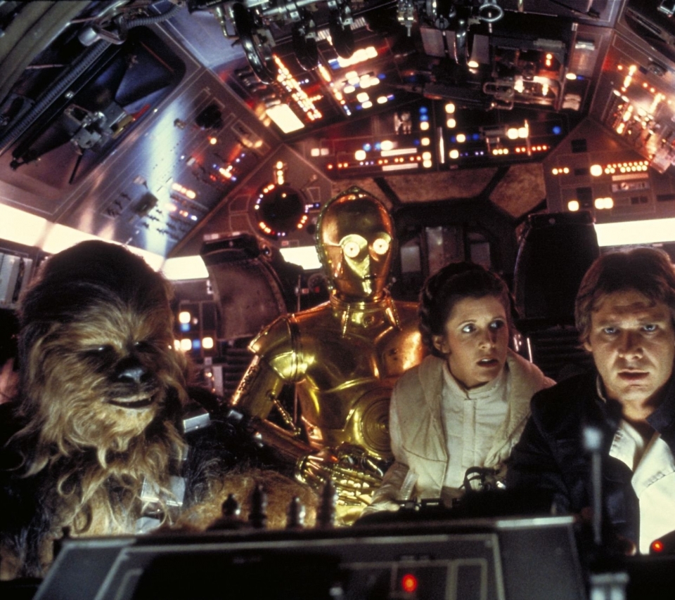 Han Solo Chewbacca Spaceships Millenium Falcon Le Wallpaper